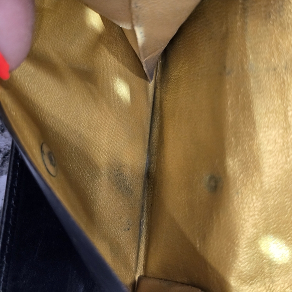 Gianni Versace Baroque  Floral Motif and Leopard Print Tri-fold Wallet - Picture 8 of 8